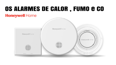 ALARMES HONEYWELL HOME DE CALOR, FUMO e CO
