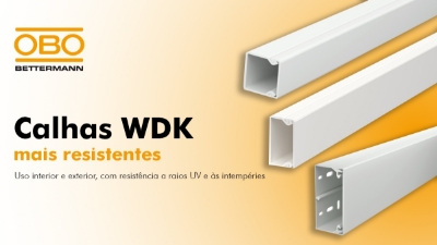 Calhas WDK mais resistentes da OBO Bettermann